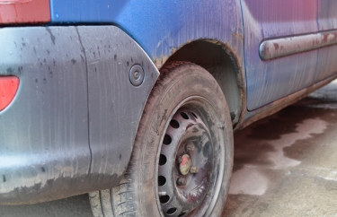 После ремонта задней балки Рено Кангу