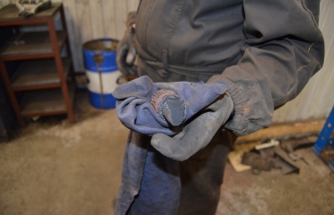 Отломившаяся часть торсиона