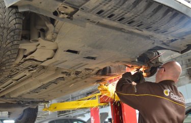 Обработка поверхности под новую шаровую опору