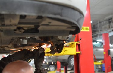 Обработка поверхности под новую шаровую опору