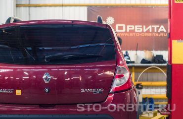 Плановое обслуживание Рено Сандеро (подробные фото)