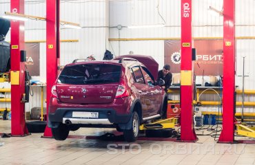 Плановое обслуживание Рено Сандеро (подробные фото)