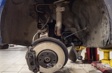 Замена амортизаторов Рено Меган 2 (подробные фото)