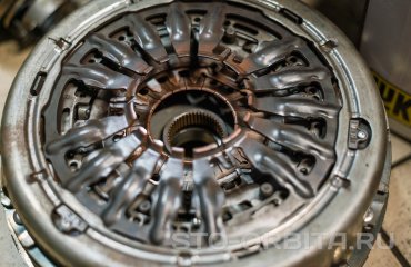 Замена комплекта сцепления Powershift Рено Меган 3 ( подробные фото)